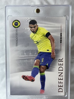 2024 Futera Unique Nostalgia Ruby #025 Thiago Silva Brazil FOP 1/10