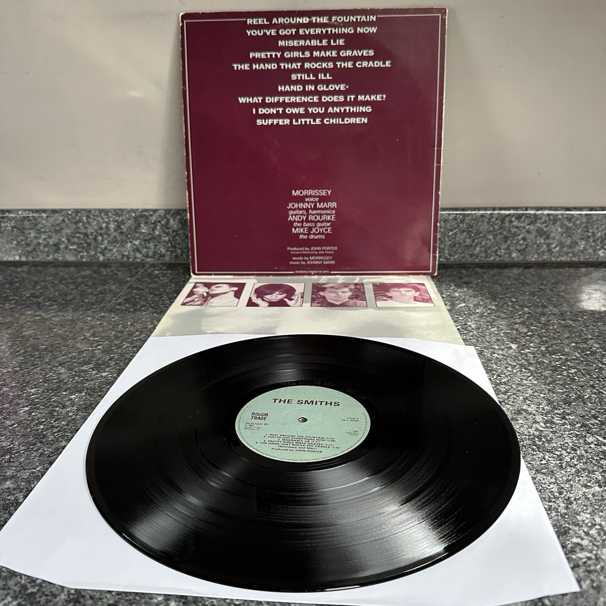 LP ザ・スミス デビュー盤 ROUGH 61 UK盤 / e71y112 LP VINYL THE SMITHS SELF TITLED DEBUT ALBUM ROUGH 61 UK 1ST PRESS