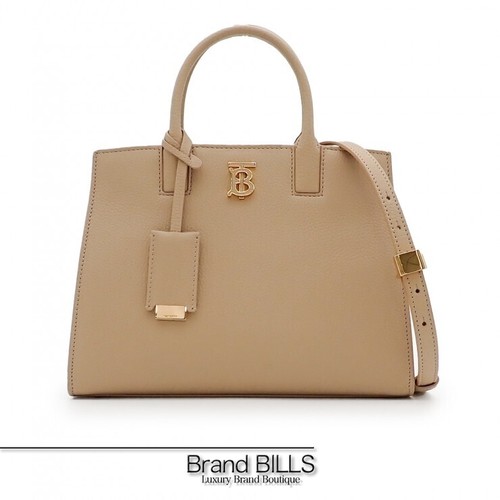Item BURBERRY Mini Francis Handbag Shoulder Bag 2way 80629771 TB Logo Grain Cal