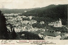 Marienbad AK 1905 Blick vom Cafe Egerländer