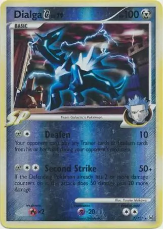 Dialga G - 7/127 - Pokemon Platinum Reverse Holo NM