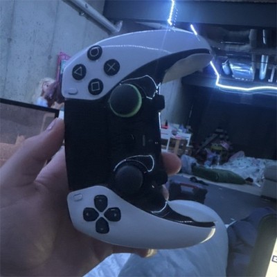 Sony modded Wireless Controller White Black for PlayStation 5 Console