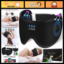 Bluetooth Sleep Headphones Eye Mask - Comfortable Sleeping Mask for Side Sleeper