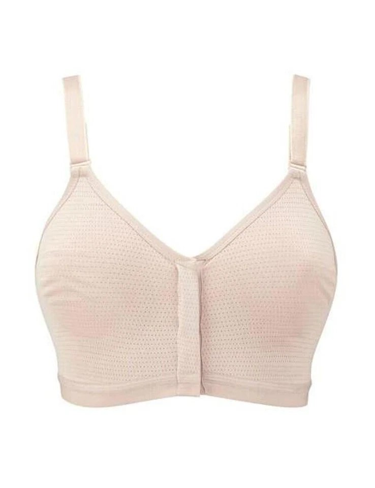 Royce Silver Post Surgery Bra 1008 Front Fastening WireFree Mastectomy Bras - Image 4 of 4