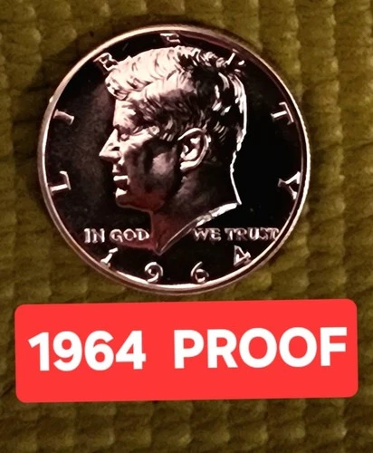 1964 Silver Proof Kennedy Half Dollar First Year Issue NO RESERVE/ COMBO SHIP
