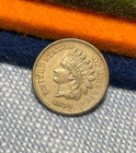 (#100540)  Indian Head Cent (Penny) - 1859.  very lustrous XF      (see video!!) — photo 1