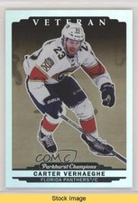 2022 Upper Deck Parkhurst Champions Gold Rainbow Carter Verhaeghe #20 READ o1h