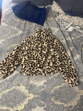 Cheetah Print Faux Fur Coat