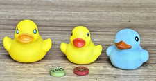 Rubber Ducks, Yellow and Baby Blue 3Pc - GDJ-P-294