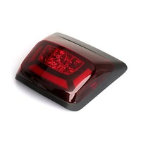 Eurowagens Motorrad LED Brems Schlusslicht Rot Mit Smoke Linse RüCklicht