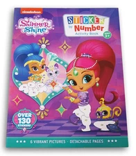 Activity Books Shimmer and Shine Sticker by Numbers Book - Over 130 Stickers...