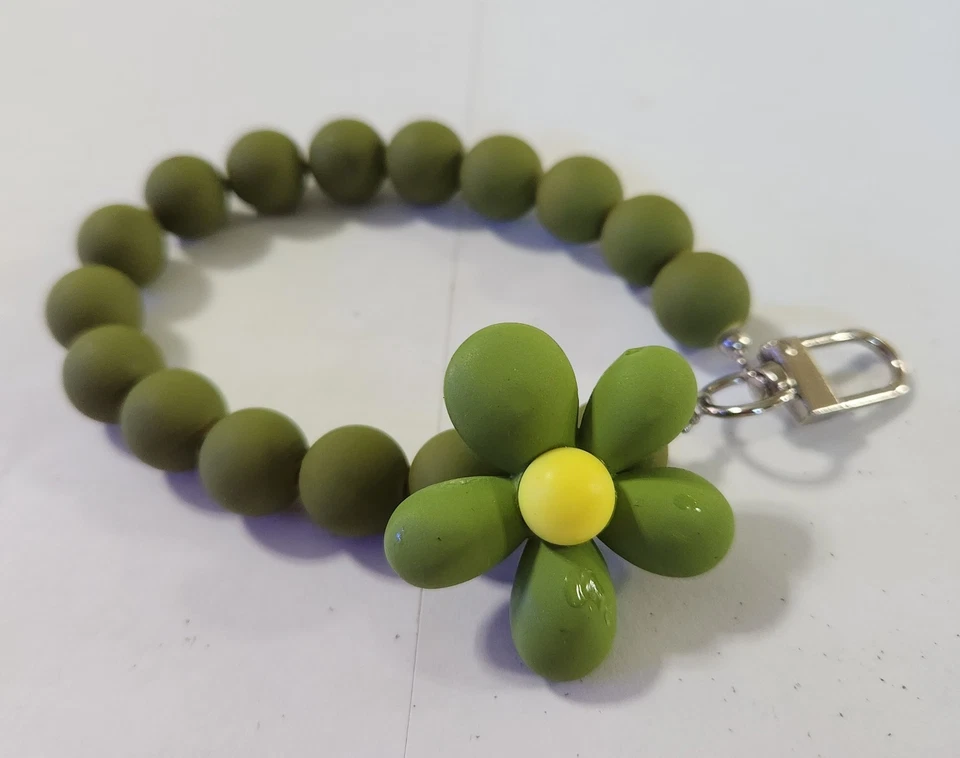 Bolso Daisy Flower Años 60 Ambiente Dije Llavero Playa Bolso Libro Foto 3 de 3