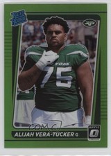 2021 Donruss Optic Rated Rookie Lime Green Prizm /35 Alijah Vera-Tucker #264 2k3