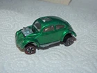 Vintage Hot Wheels Redline 1968 Green Custom Volkswagen HK - Clean
