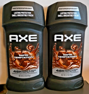 2 Pack AXE Anti Perspirant 48hr Sweat & Odor Protection Dark Temptation - 2.7 oz