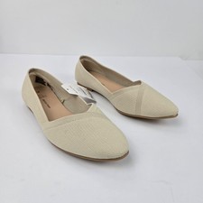 Time and Tru Women  s 6.5 Memory Foam Knit Ballet Flats NWT