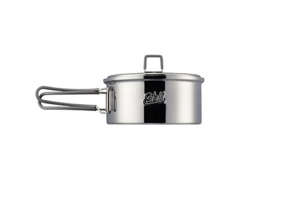 Esbit CAMPING POT W/LID HANGER 1100ml Stainless Steel (PT1100ST)