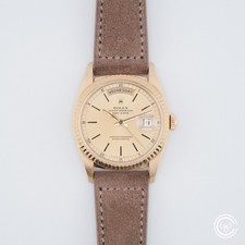 Title  Rolex Day-Date 36 18238 Champagne Dial | 18ct Gold | Papers | Molequin