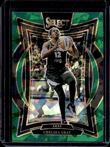 2025 Panini WNBA Select Chelsea Gray Concourse Green Ice Prizm #8 Aces