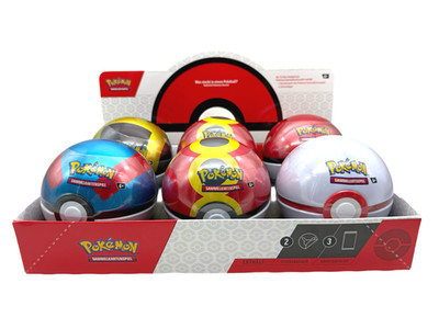 Pokemon Sammelkarten Pokeball Tin Herbst 2025 Booster Auswahl DE NEU & OVP