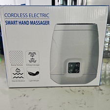 Cordless Electric Smart Hand Massager Heat and Vibration New in Box