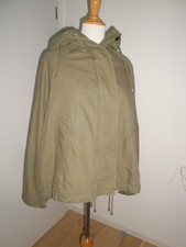 ZARA Kapuzen-Jacke Cape-Jacke, grün, khaki, Gr. M, wie neu