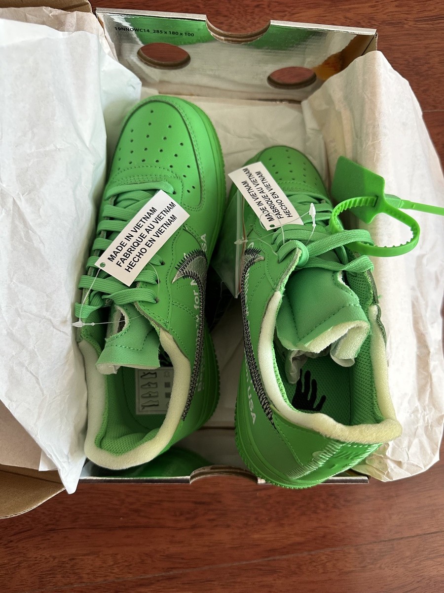 Off-White 蛍光グリーン クラッチバッグ Off-White x Air Force 1 Low Brooklyn - DX1419-300 - 4M/5.5W Virgil