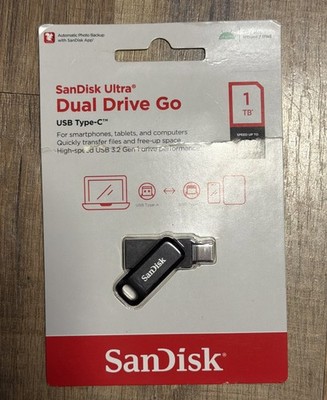    New Sealed! SanDisk Ultra Dual Drive Go 1TB Type-C Flash Drive