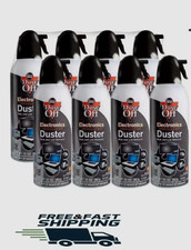 Falcon Dust-Off Compressed Gas Duster 10 oz. 4 Or 8 Pack   Electronics Cleaner.