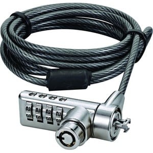 Dicota Black D30887 Cable Lock Stainless Steel 2 M - Image 2