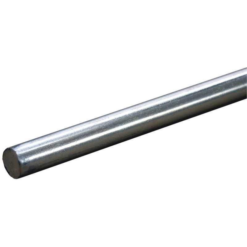 Tringle Ferco EV1 diam 8mm grande longueur 3300mm en aluminium anodisé gris