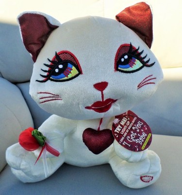 PLUSH DAN DEE SWEET LIPS CAT COLLECTORS LITES UP SINGS ''I GOT YOU BABE