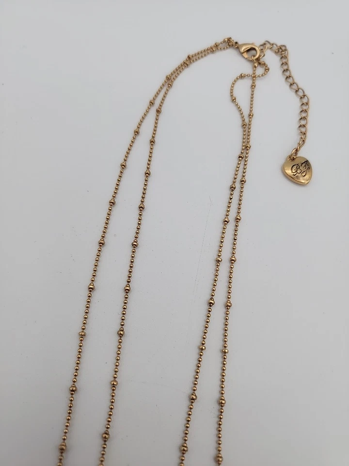 De colección Betsey Johnson Tono Dorado En Capas Dije Collar Cámara Ojos de Gato Gafas  Foto 4 de 4