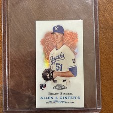 2021 Topps Allen & Ginter #MRD-14 Brady Singer Mini Rookie Design Variations NM