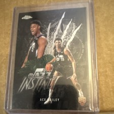 Topps Chrome 2025-26 Ace Bailey Utah Jazz Rookie Instinct Insert Card INS-15