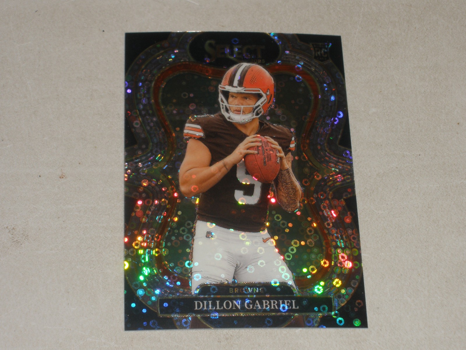 2025 Panini Select Suite Level Silver Disco Prizm #355 Dillon Gabriel Rookie RC