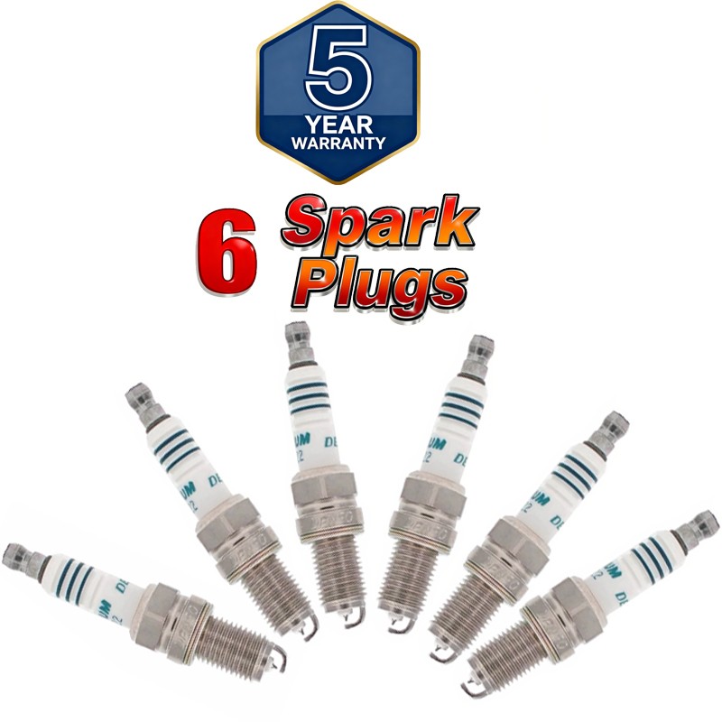 New Spark Plugs IXU22/5308 Set of 6 Denso Iridium Power for Chevy BMW VW Fiat