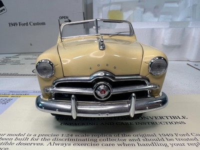 DANBURY MINT 1949 FORD CUSTOM MIAMI CREAM DIECAST 1:24 with Box