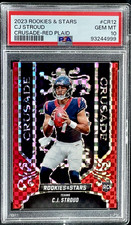 2023 Rookies & Stars CJ Stroud Rookie Crusade Red Plaid #CR-12 PSA 10 GEM MINT