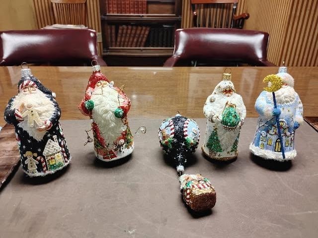 Lot Of 420+ Vintage Blown Glass Christmas Ornaments Patricia Breen