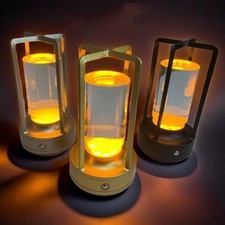 Industrial Style Rechargeable Led Table Lamp 2000mA Cross Atmosphere Night Light