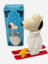 Vintage Avon Snoopy&rsquo;s Ski Team Bubble Bath NOS Peanuts Woodstock 7 oz w/ Box