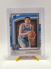 2024 Panini Donruss KJ Simpson Jr. Rookie RC #247 Hornets 🔥