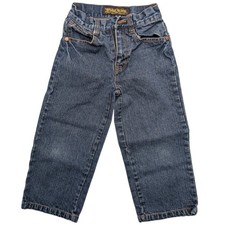 FUBU Jeans Boys Size 5 Blue Denim Straight Leg Vintage Streetwear Good Condition