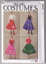 8548 McCALLS - COSTUME: Circle SKIRT w Holiday Themes - Adult Sz XS/S/M/L/XL/XXL