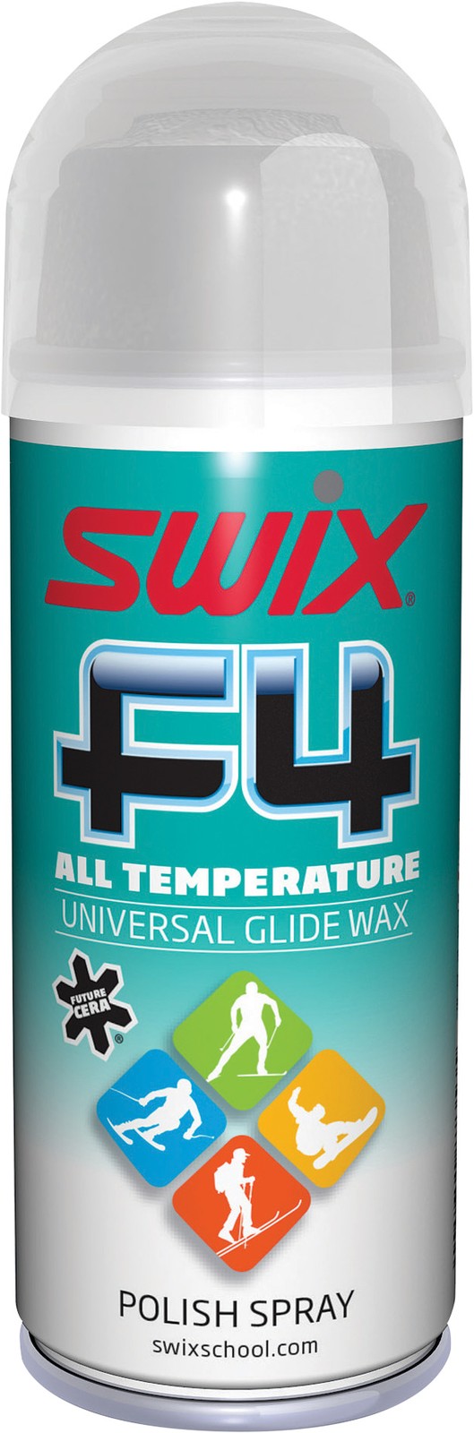 Swix F4-150c Glide Wax Spray 150 мл - Быстрое и простое средство для депиляции лыж воском