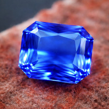 40 Ct GIE Certified Natural Ceylon Blue Sapphire Emerald Cut Loose Gemstone A 