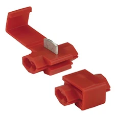 Install Bay RSL Red Instant Tap Connector, 22-18 Gauge, 100/Pkg