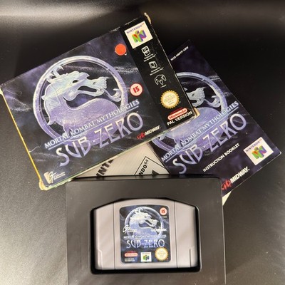 Mortal Kombat Mythologies Sub-Zero Nintendo 64 N64 PAL OVP Anleitung CIB