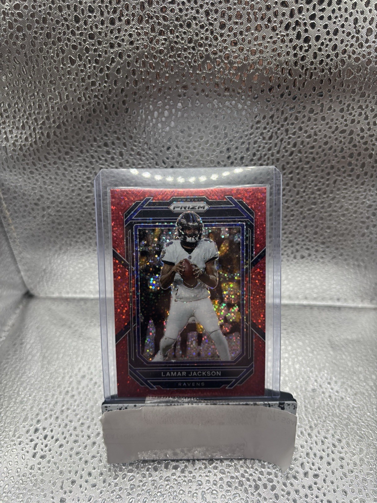 2022 Panini Prizm - Lamar Jackson #19 Red Sparkle Prizm